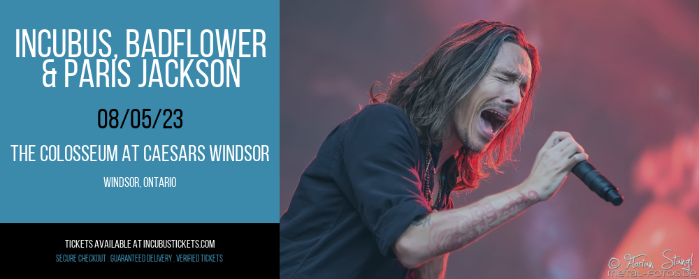 Incubus, Badflower & Paris Jackson at Incubus Tickets tickets Incubus, Badflower & Paris Jackson at Incubus Tickets